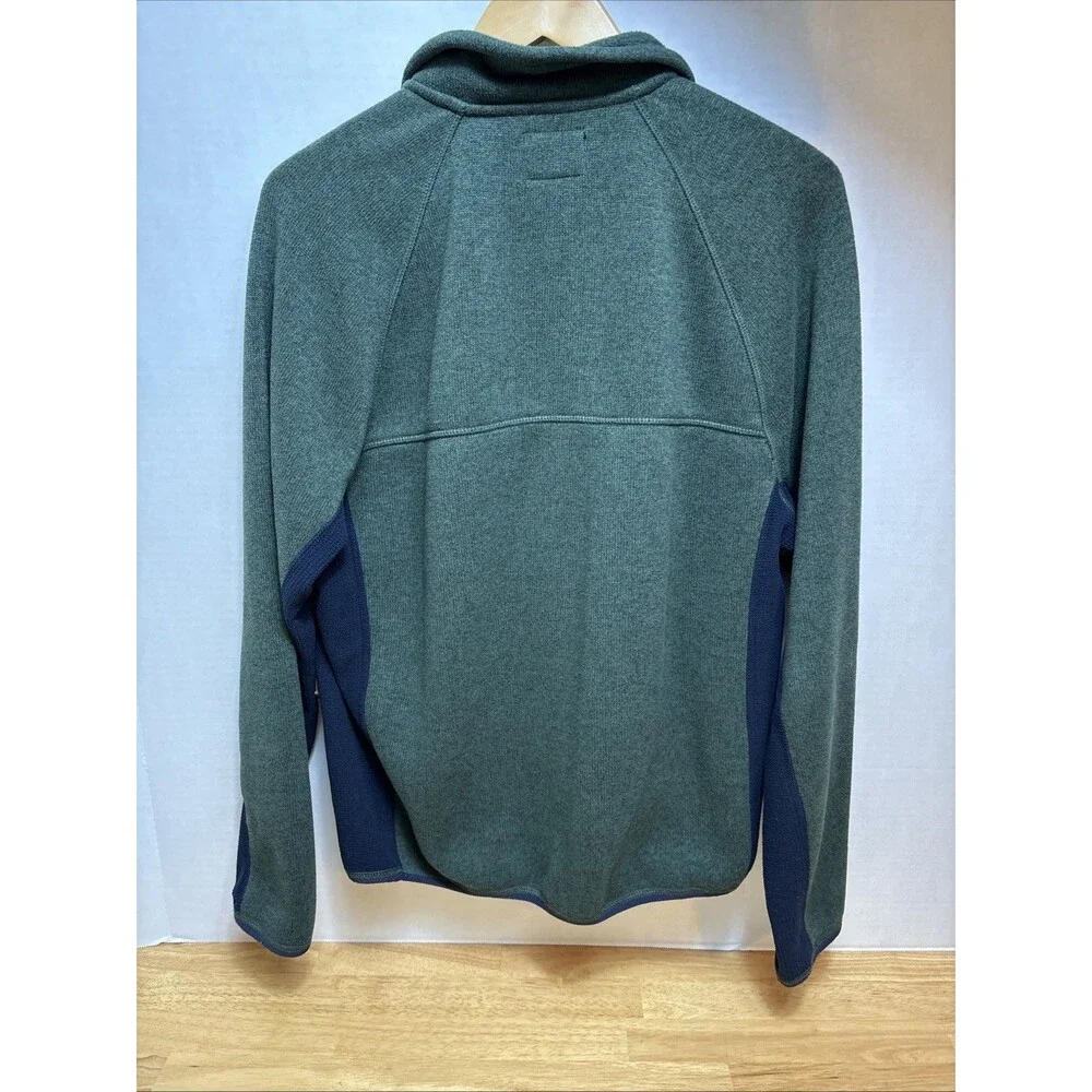 J Crew Mens Nordic Polartec Fleece 1/4 Zip Jacket Sweater Size Medium